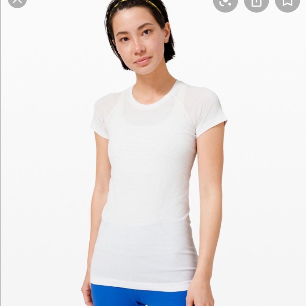 Lululemon swiftly tech short sleeve (size 4)